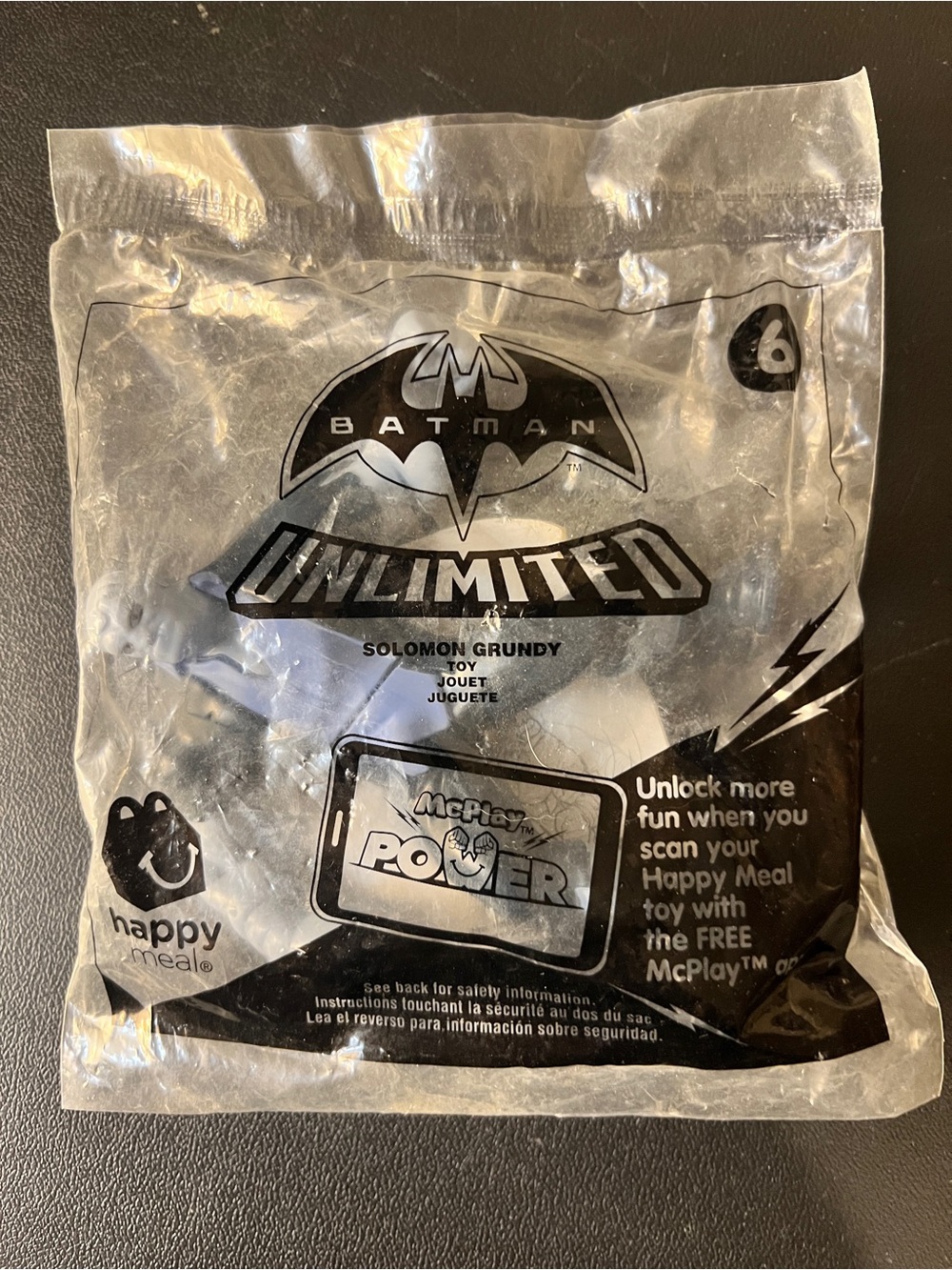 McDonalds Batman Unlimited 2015 #6 Solomon Grundy SEALED